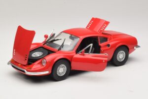 Ferrari Dino 246 Červený Majorette 1:18 5271 Kov – obrázok 2 z 8