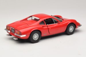 Ferrari Dino 246 Červený Majorette 1:18 5271 Kov – obrázok 3 z 8