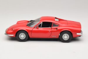 Ferrari Dino 246 Červený Majorette 1:18 5271 Kov – obrázok 4 z 8