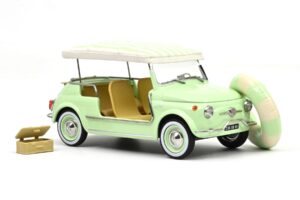 Fiat 500 Jolly Zelený Norev 1:18 187794 Kov – obrázok 4 z 5