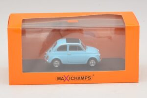 Fiat 500 L Modrý Maxichamps 1:43 940121601 Diecast – obrázok 5 z 5