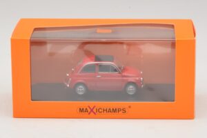 Fiat 500 L Červený Maxichamps 1:43 940121600 Diecast – obrázok 5 z 5