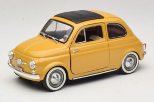 Fiat 500 Žltý Solido 1:18 8042 Kov