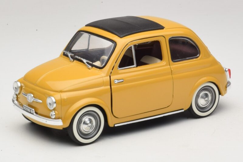 Fiat 500 Žltý Solido 1:18 8042 Kov