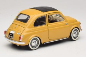 Fiat 500 Žltý Solido 1:18 8042 Kov – obrázok 3 z 8