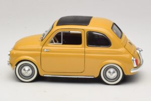 Fiat 500 Žltý Solido 1:18 8042 Kov – obrázok 4 z 8