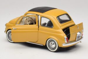 Fiat 500 Žltý Solido 1:18 8042 Kov – obrázok 5 z 8