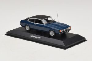 Ford Capri II Tmavomodrý Maxichamps 1:43 940081201 Diecast – obrázok 3 z 5