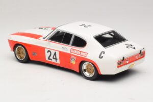 Ford Capri RS 2600 #24 D. Glemser / J. Mass 9 Hours of Kyalami Class Winner 1971 Minichamps 1:18 155718509 Diecast – obrázok 5 z 6