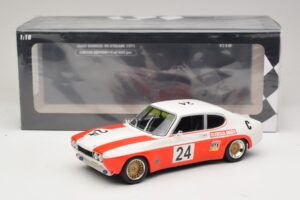 Ford Capri RS 2600 #24 D. Glemser / J. Mass 9 Hours of Kyalami Class Winner 1971 Minichamps 1:18 155718509 Diecast – obrázok 6 z 6
