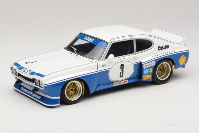 Ford Capri RS3100 #3 K. Ludwig Hockenheimring DRM 1975 Minichamps 1:18 180758003 Kov