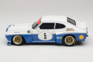 Ford Capri RS3100 #5 R. Stommelen / J. Mass Zandvoort ETC 1974 Minichamps 1:18 180748005 Kov – obrázok 4 z 8