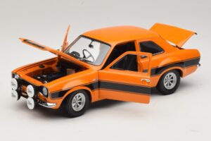 Ford Escort Mk1 RS1600 AVO Oranžová S Čiernymi Pruhmi Minichamps 1:18 100688104 Kov – obrázok 2 z 8