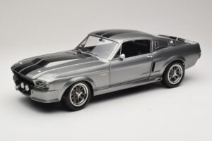 Ford Mustang Shelby GT500 Eleanor Šedá Metalíza & Čierny KK-Scale 1:12 KKDC120171 Kov