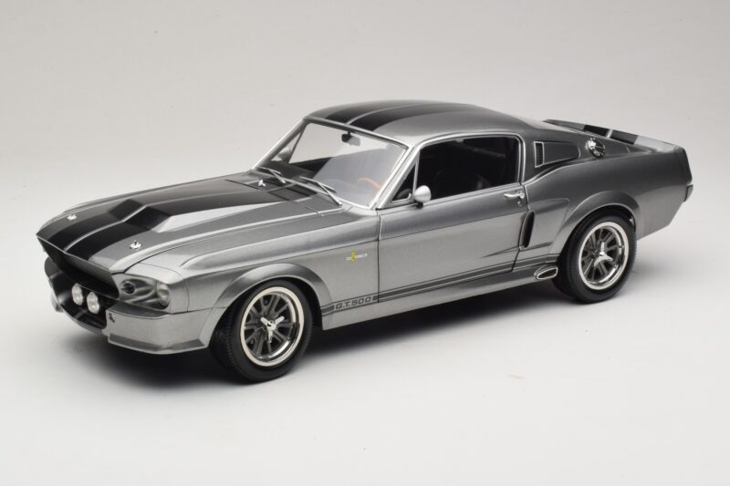 Ford Mustang Shelby GT500 Eleanor Šedá Metalíza & Čierny KK-Scale 1:12 KKDC120171 Kov