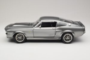 Ford Mustang Shelby GT500 Eleanor Šedá Metalíza & Čierny KK-Scale 1:12 KKDC120171 Kov – obrázok 4 z 8