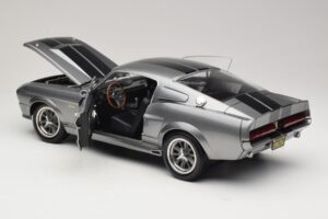 Ford Mustang Shelby GT500 Eleanor Šedá Metalíza & Čierny KK-Scale 1:12 KKDC120171 Kov – obrázok 5 z 8