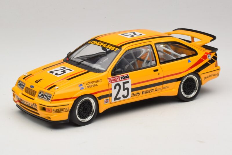 Ford Sierra RS500 #25 T. Longhurst / T. Mezera Bathurst 1000 Winner 1988 Náhradná Škatuľa Biante 1:18 103888025-R1 Kov