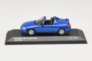 Honda CR-X del Sol EG2 Modrá Metalíza Minichamps 1:43 400161931 Kov