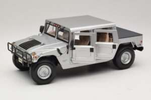 Hummer H1 Hardtop Strieborná Maisto 1:18 36857 Kov – obrázok 2 z 8