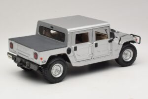 Hummer H1 Hardtop Strieborná Maisto 1:18 36857 Kov – obrázok 3 z 8