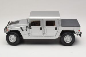 Hummer H1 Hardtop Strieborná Maisto 1:18 36857 Kov – obrázok 4 z 8
