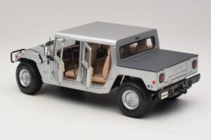 Hummer H1 Hardtop Strieborná Maisto 1:18 36857 Kov – obrázok 5 z 8