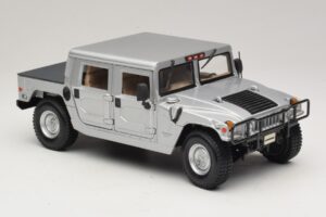 Hummer H1 Hardtop Strieborná Maisto 1:18 36857 Kov – obrázok 6 z 8