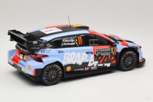 Hyundai i20 N Rally1 #11 T. Neuville / M. Wydaeghe Rally Monte Carlo 2026 IXO 1:18 18RMC270B Kov – obrázok 2 z 6