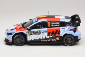 Hyundai i20 N Rally1 #11 T. Neuville / M. Wydaeghe Rally Monte Carlo 2026 IXO 1:18 18RMC270B Kov – obrázok 3 z 6