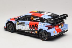 Hyundai i20 N Rally1 #11 T. Neuville / M. Wydaeghe Rally Monte Carlo 2026 IXO 1:18 18RMC270B Kov – obrázok 5 z 6