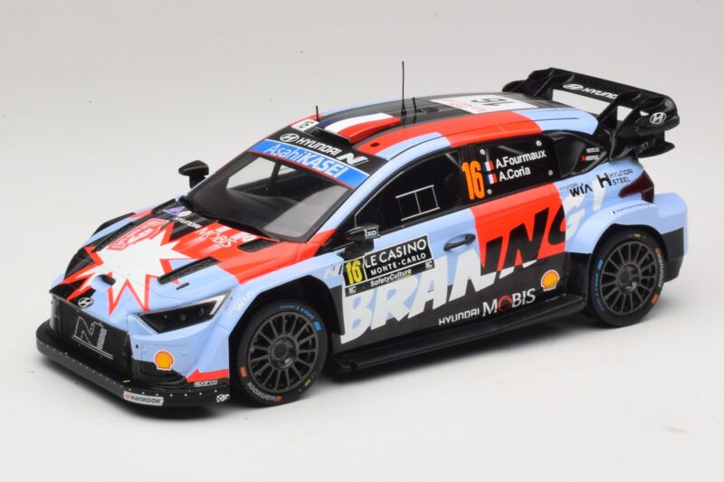 Hyundai i20 N Rally1 #16 A. Fourmaux / A. Coria Rally Monte Carlo 2026 IXO 1:18 18RMC270A Kov