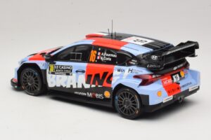 Hyundai i20 N Rally1 #16 A. Fourmaux / A. Coria Rally Monte Carlo 2026 IXO 1:18 18RMC270A Kov – obrázok 5 z 6