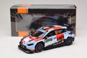 Hyundai i20 N Rally1 #16 A. Fourmaux / A. Coria Rally Monte Carlo 2026 IXO 1:18 18RMC270A Kov – obrázok 6 z 6