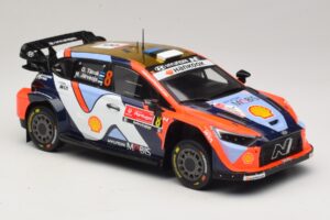 Hyundai i20 N Rally1 #8 O. Tanak / M. Jarveoja Rally Portugal 2025 IXO 1:18 18RMC251A Kov – obrázok 4 z 6