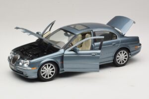 Jaguar S-Type X200 Modrý Maisto 1:18 31865 Kov – obrázok 2 z 8