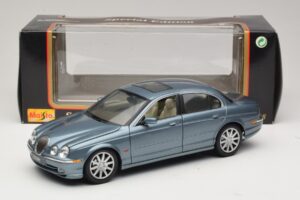 Jaguar S-Type X200 Modrý Maisto 1:18 31865 Kov – obrázok 8 z 8