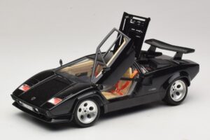 Lamborghini Countach 5000 Quattrovalvole Čierny Bburago 1:18 3337 Kov – obrázok 2 z 8