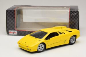 Lamborghini Diablo Žltý Maisto 1:18 32803 Kov – obrázok 8 z 8