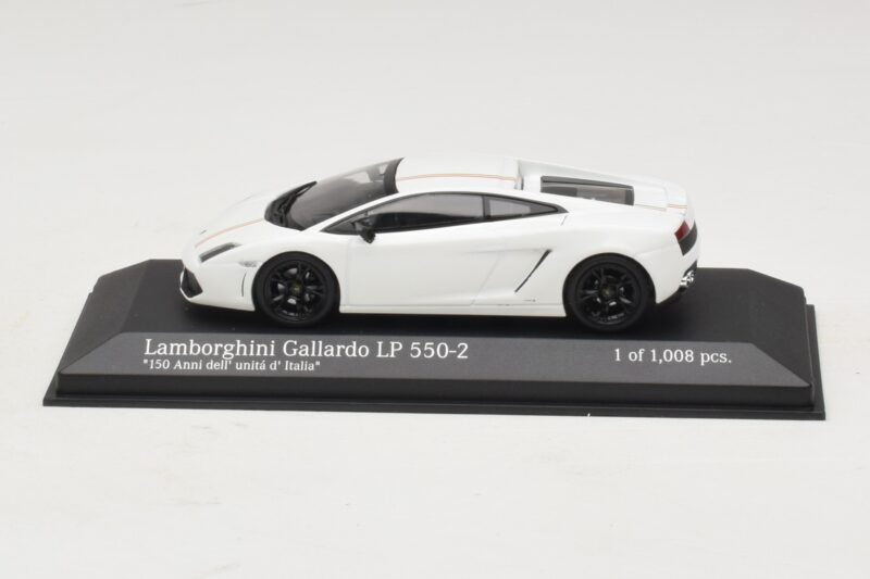 Lamborghini Gallardo LP550-2 Tricolore Biely Minichamps 1:43 400103801 Kov