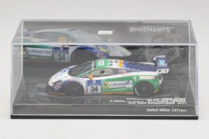 Lamborghini Gallardo LP600 GT3 #34 Reiter Engineering H-J. Stuck 24 Hours of Nurburgring 2011 Minichamps 1:43 437111284 Kov – obrázok 4 z 5