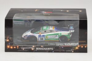 Lamborghini Gallardo LP600 GT3 #34 Reiter Engineering H-J. Stuck 24 Hours of Nurburgring 2011 Minichamps 1:43 437111284 Kov – obrázok 5 z 5