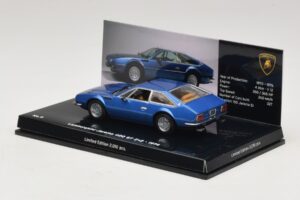 Lamborghini Jarama 400 GTS Modrý Minichamps 1:43 436103400 Kov – obrázok 3 z 5