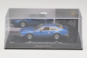 Lamborghini Jarama 400 GTS Modrý Minichamps 1:43 436103400 Kov – obrázok 4 z 5