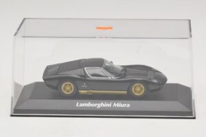 Lamborghini Miura P400 Čierny Maxichamps 1:43 940103000 Kov – obrázok 4 z 5