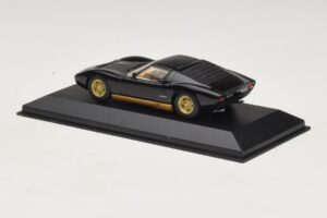 Lamborghini Miura P400 Čierny Minichamps 1:43 430103004 Kov – obrázok 3 z 5
