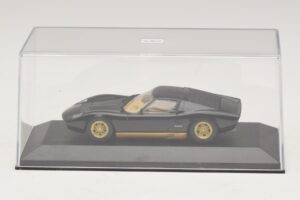 Lamborghini Miura P400 Čierny Minichamps 1:43 430103004 Kov – obrázok 4 z 5