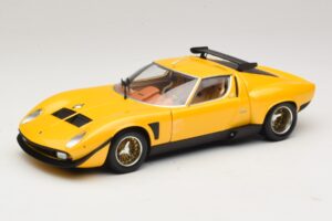 Lamborghini Miura SVR Žltý & Čierny Kyosho 1:18 08319GY Kov