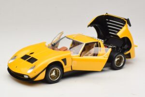 Lamborghini Miura SVR Žltý & Čierny Kyosho 1:18 08319GY Kov – obrázok 2 z 8