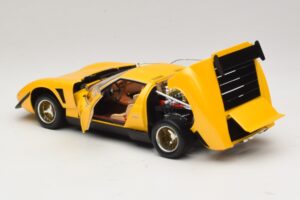 Lamborghini Miura SVR Žltý & Čierny Kyosho 1:18 08319GY Kov – obrázok 5 z 8